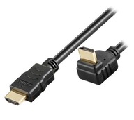 TECHLY HDMI/HDMI V1.4 M/M ETHERNETOVÝ KÁBEL UHOL ČIERNA 2 M TECHLY HDMI/HDMI V1.4 M/M ETHERNETOVÝ KÁBEL UHOL ČIERNA 2 M