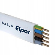 Elektrický kábel YDYp 5x1,5 plochý kábel - 25m
