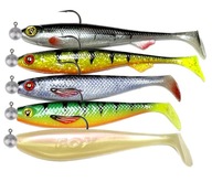 Sada návnad Fox Rage 10 cm pre šťuky Rigged Sada návnad Fox Rage 10 cm pre šťuky Rigged