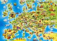 PUZZLE PUZZLE MAPA EURÓPY 6+ 100 EL CASTOR PUZZLE PUZZLE MAPA EURÓPY 6+ 100 EL CASTOR