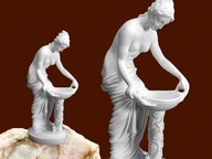 Figúrka figúrka dekorácia do obývačky kancelária socha ženy grécky alabastr