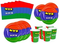 Ninja sada tanierov, hrnčekov a obrúskov Ninja sada tanierov, hrnčekov a obrúskov