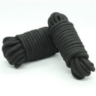 Viazanie - BAVLNENÉ ROPE 10MBLACK Viazanie - BAVLNENÉ ROPE 10MBLACK