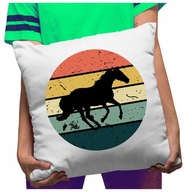 Funny Cushion Horses Vintage jazdec na koni Funny Cushion Horses Vintage jazdec na koni