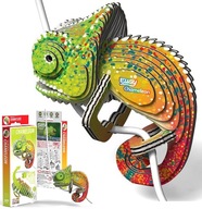 EG_075 Chameleón Eugy. Ekologické 3D puzzle Puzzle bloky Lepidlo na lepenku Sada 6+ EG_075 Chameleón Eugy. Ekologické 3D puzzle Puzzle bloky Lepidlo na lepenku Sada 6+