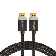 Kábel DisplayPort (M) v1.4, 2 m, CL-166 Kábel DisplayPort (M) v1.4, 2 m, CL-166