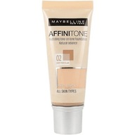 MAYBELLINE Affinitone Foundation 02 Light Porcelain MAYBELLINE Affinitone Foundation 02 Light Porcelain