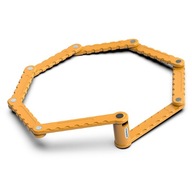 Zámok na skladací bicykel GERDA FOLD 950V Žltý Zámok na skladací bicykel GERDA FOLD 950V Žltý