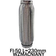FLEXIBILNÝ KONEKTOR VÝFUKU FI-50 L=230mm VYSTUŽENÝ FLEXIBILNÝ KONEKTOR VÝFUKU FI-50 L=230mm VYSTUŽENÝ
