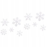 36ks Glitter Snowflakes Snowflake Window Cling