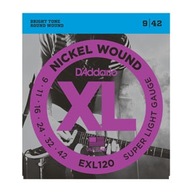 D`ADDARIO EXL120 STRUNY ELEKTRICKEJ GITARY D`ADDARIO EXL120 STRUNY ELEKTRICKEJ GITARY
