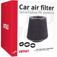 VZDUCHOVÝ FILTER KUŽEĽOVÝ KUŽEL 3 adaptéry čierne VZDUCHOVÝ FILTER KUŽEĽOVÝ KUŽEL 3 adaptéry čierne
