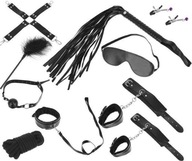 Erotické doplnky - set - čierna Erotické doplnky - set - čierna