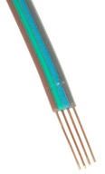 Kábel YTDWYd kábel 4x0,5mm (4) Páska Farba 10m