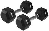 Činky Šesťhranné závažia 2x12 kg HMS Činky Šesťhranné závažia 2x12 kg HMS