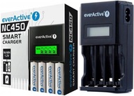 EverActive NC-450 LCD nabíjačka AA/AAA procesora EverActive NC-450 LCD nabíjačka AA/AAA procesora