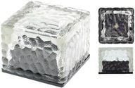 Solárna záhradná lampa ľadová kocka studená 7x7x5,5cm