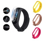 BALENIE 3x Remienok na zápästie pre Xiaomi Mi Band 5/6/7 + fólia 29 farieb BALENIE 3x Remienok na zápästie pre Xiaomi Mi Band 5/6/7 + fólia 29 farieb