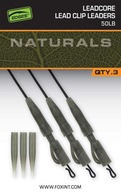 Fox EDGES Naturals Leadcore Power Grip Vodiace svorky 50lb/75cm 3ks/bal.
