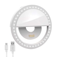 SELFIE PRSTEŇOVÁ LAMPA PRE USB LED TELEFÓN