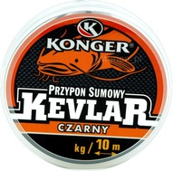 KEVLAROVÝ NÁSTAVEC NA SUMEC 100kg/10m ČIERNY KONGER KEVLAROVÝ NÁSTAVEC NA SUMEC 100kg/10m ČIERNY KONGER