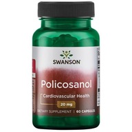 SWANSON Policosanol 20 mg 60 kapsúl CHOLESTEROL