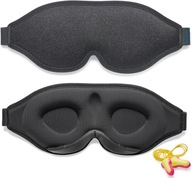 Sleeping Eye Mask Soft Mask 100% Blackout + zátky Sleeping Eye Mask Soft Mask 100% Blackout + zátky