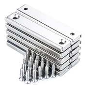 5x NEODYMOVÝ MAGNET V SKRUTKOVOM PÚDE 60x13,5x5 5x NEODYMOVÝ MAGNET V SKRUTKOVOM PÚDE 60x13,5x5