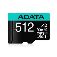 ADATA 512 GB micro SD XC CL10 UHS U3 A2 V30 100 MB