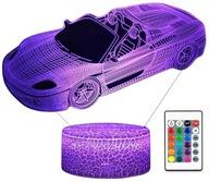 NOČNÁ LAMPA 3D LED USB AUTO PORSCHE + DIAĽK. LAMPA 16 FARIEB PREMIUM NOČNÁ LAMPA 3D LED USB AUTO PORSCHE + DIAĽK. LAMPA 16 FARIEB PREMIUM