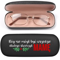 ČIERNE puzdro na okuliare PRE MATKU, ideálny darček ku DŇU MATIEK, NARODENINY WZ ČIERNE puzdro na okuliare PRE MATKU, ideálny darček ku DŇU MATIEK, NARODENINY WZ