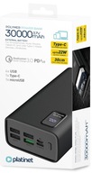 Powerbanka 30000mAh 4xUSB USB-C PD 3.0 QC 3.0 LED Powerbanka 30000mAh 4xUSB USB-C PD 3.0 QC 3.0 LED
