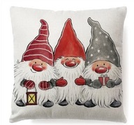 Vianočná obliečka na vankúš Jasiek Gnomes Gnomes