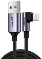 UGREEN MFi uhlový kábel USB to Lightning 1m UGREEN MFi uhlový kábel USB to Lightning 1m