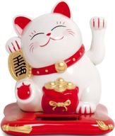 Solárna figúrka Japonská šťastná mačka Maneki Neko Solárna figúrka Japonská šťastná mačka Maneki Neko