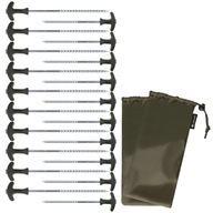 Stanové kolíky 30 + 20 cm dlhé skrutkovacie kolíky Mikado Sada 20 ks Stanové kolíky 30 + 20 cm dlhé skrutkovacie kolíky Mikado Sada 20 ks