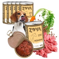 CAN WET PSA KRMIVO CAN HORSE 400G ZOYA PREMIUM SET 6 kusov CAN WET PSA KRMIVO CAN HORSE 400G ZOYA PREMIUM SET 6 kusov