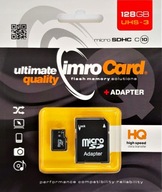 Pamäťová karta IMRO microSD 128 GB 100 MB/s HIGHSPEED Pamäťová karta IMRO microSD 128 GB 100 MB/s HIGHSPEED