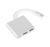 Gembird USB Type C adaptér strieborný Gembird USB Type C adaptér strieborný