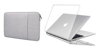 Taška na puzdro 2v1 SOFT + CLEAR pre Macbook AIR 13 13,3 M1 A1932 A2179 A2337 Taška na puzdro 2v1 SOFT + CLEAR pre Macbook AIR 13 13,3 M1 A1932 A2179 A2337