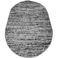Štýlový oválny koberec 140x190 s trendy farebným vzorom
