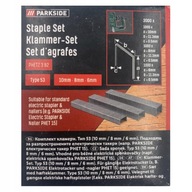 Parkside sponky typ 53 10/8/6 mm pre PHET 15 a PAT 4 ORIGINÁLNE SVORKY Parkside sponky typ 53 10/8/6 mm pre PHET 15 a PAT 4 ORIGINÁLNE SVORKY