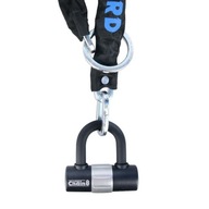 OXFORD Retiazka s visiacim zámkom 1m x 8mm OXFORD Retiazka s visiacim zámkom 1m x 8mm