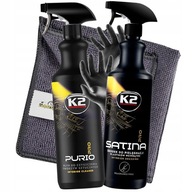 K2 PURIO SATINA PRO ÚPRAVA NA ČISTENIE INTERIÉRU KOKPITU MIKROVLÁKNO 2x1L K2 PURIO SATINA PRO ÚPRAVA NA ČISTENIE INTERIÉRU KOKPITU MIKROVLÁKNO 2x1L