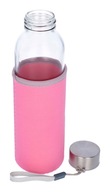 Kryt na sklenenú fľašu na vodu ružový