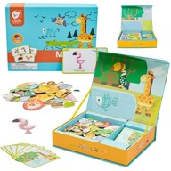 CLASSIC WORLD Magnetické puzzle Zvieratká doskové bloky Puzzle Memory CLASSIC WORLD Magnetické puzzle Zvieratká doskové bloky Puzzle Memory