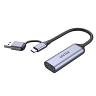 GRABBER VIDEORECORDER UNITEK USB-C/A 4K HDMI 1.4b V1167A