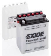 EXIDE BATÉRIA NA BICYKEL 12V 14AH 145A P+ s ELEKTROLYTOM súčasťou balenia 134x89x166 EXIDE BATÉRIA NA BICYKEL 12V 14AH 145A P+ s ELEKTROLYTOM súčasťou balenia 134x89x166