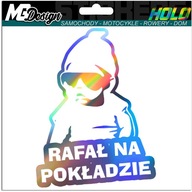 Nálepka na okno RAFAŁ ON BOARD HOLOGRAM Nálepka na okno RAFAŁ ON BOARD HOLOGRAM