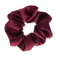 ALMANIA silk scrunchie - bordová ALMANIA silk scrunchie - bordová